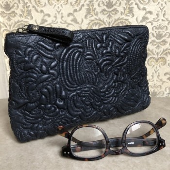 POCHETTE SOUFFLET CUIR