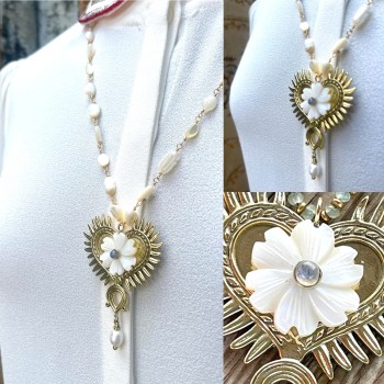 COLLIER ASTRE FLOWER