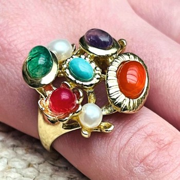BAGUE BOUQUET STONE