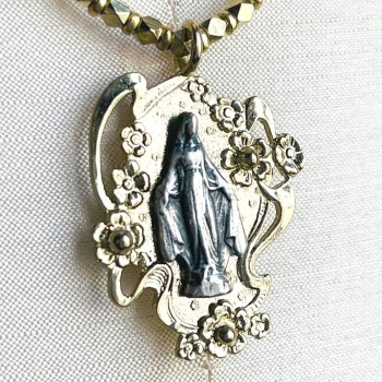 copy of copy of copy of copy of SAUTOIR CORPUS COEUR LABRADORITE