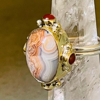 BAGUE VÉSUVE AGATHE