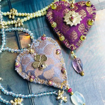 SAUTOIR TALISMAN COEUR