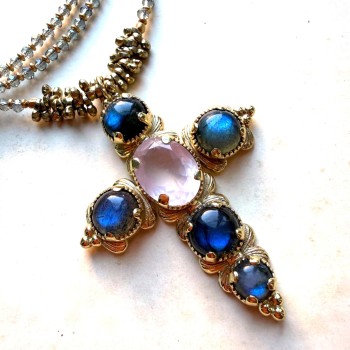 SAUTOIR DIVINE PINK QUARTZ