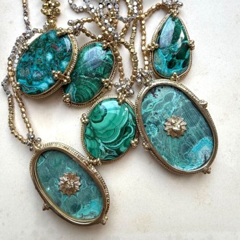 SAUTOIR GLORIA MALACHITE