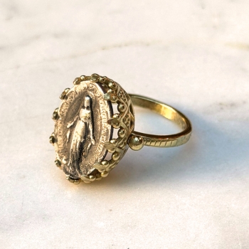 BAGUE PRIERE MIRACULOUS